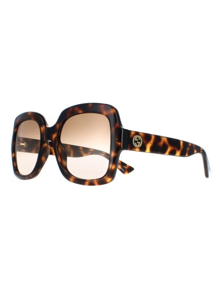 New Gucci Gg1337s 003 Havana Brown Gradient Sunglasses 54mm